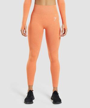 Apricot Orange Gymshark Vital Seamless 2.0 Women's Leggings | SUGVRO052