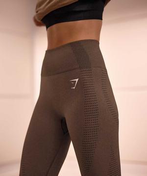 Beige Gymshark Vital Seamless 2.0 Women's Leggings | UBXDMR764