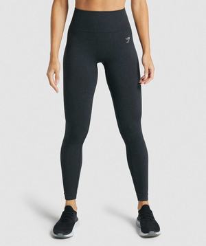 Black Gymshark Adapt Fleck Seamless Women's Leggings | KOPVLN027