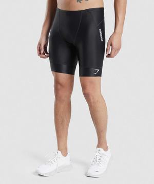 Black Gymshark Apex Multi Men's Shorts | DXVIYS195