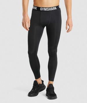 Black Gymshark Element Baselayer Men's Shorts | RJVTEH621