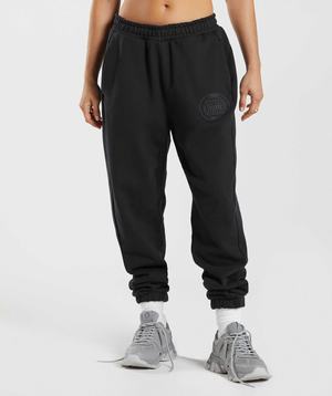 Black Gymshark GS10 Year Women's Jogger | TPZGUD075