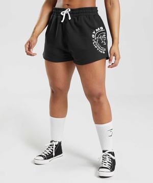 Black Gymshark Legacy Women's Shorts | SCGXWK527