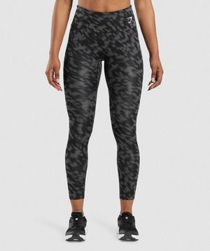 Black Gymshark Training Women's Leggings | LZUIHO509