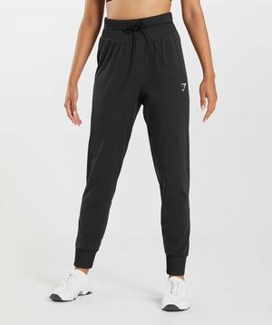 Black Gymshark Vital Seamless 2.0 Women's Jogger | TIQHYZ739