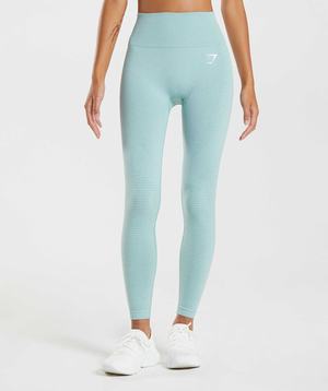 Blue Gymshark Vital Seamless 2.0 Women's Leggings | LBIAER371