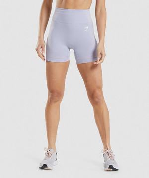 Blue Gymshark Vital Seamless 2.0 Women\'s Shorts | MYQNHW256