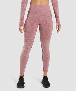 Burgundy Gymshark Flex High Waisted Women's Leggings | IRQTEV643