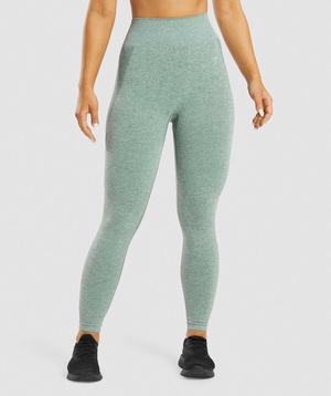 Green Gymshark Flex High Waisted Women's Leggings | YBTFZE387