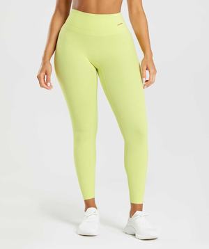 Green Gymshark Whitney High Rise Women's Leggings | EFOJUB351