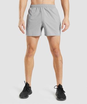 Grey Gymshark Arrival 5" Men's Shorts | CPNRXI619