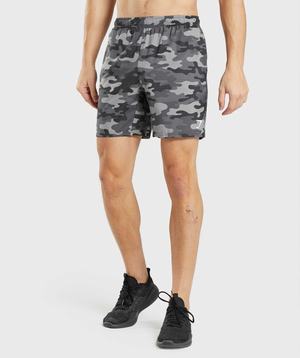 Grey Gymshark Arrival Men's Shorts | PQSOGN874