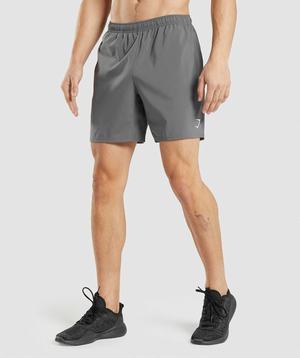 Grey Gymshark Arrival Men's Shorts | PYHUAS289