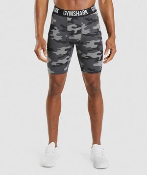 Grey Gymshark Element Baselayer Men's Shorts | EVWPJX957