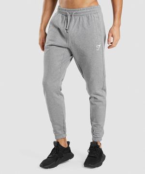 Grey Gymshark Essential Oversized Men's Jogger | LBATEV920