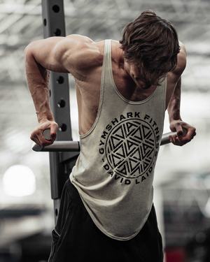 Grey Gymshark GS x David Laid Men's Vest | NHWPUV046