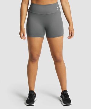 Grey Gymshark Training Women's Shorts | ZISONU079