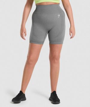 Grey Gymshark Vital Seamless 2.0 Women\'s Shorts | KWYBGZ456