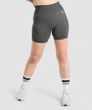 Grey Gymshark Vital Seamless 2.0 Women\'s Shorts | WYILET675