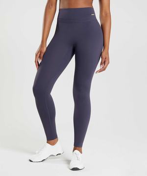 Indigo Navy Gymshark Whitney High Rise Women's Leggings | OUMQXJ429