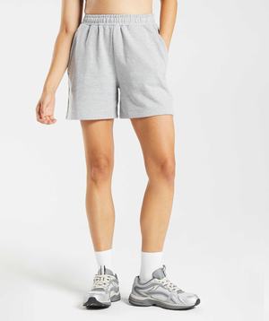 Light Grey Gymshark Rest Day Sweats Women's Shorts | GISHEA426