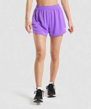 Light Purple Gymshark Sport Loose Women's Shorts | TJNVDS541