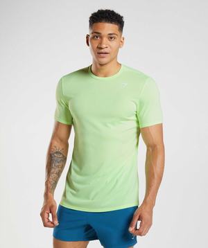 Mint Gymshark Arrival Men's T Shirts | GWPXDB867