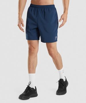 Navy Gymshark Arrival Men's Shorts | ACDOKR106