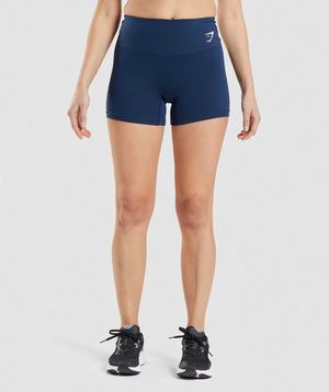 Navy Gymshark Training Women's Shorts | ARULHQ168