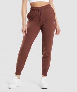 Pink Brown Gymshark Training Women's Jogger | WGVMRP601