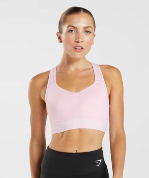 Pink Gymshark Lightweight High Support Women's Sports Bra | TAKLPR493