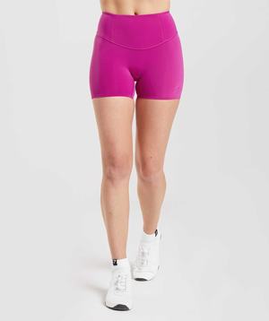 Pink Gymshark Studio Women's Shorts | DWHAZF261