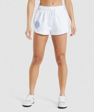 White Gymshark Leg Day Women's Shorts | TFAUJN470