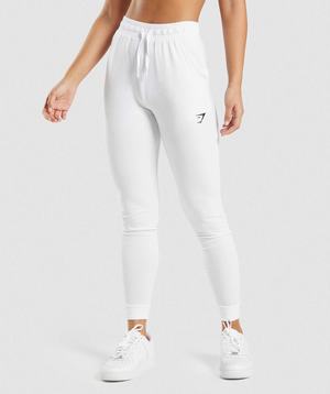 White Gymshark Training Pippa Women's Jogger | XQWJMG624