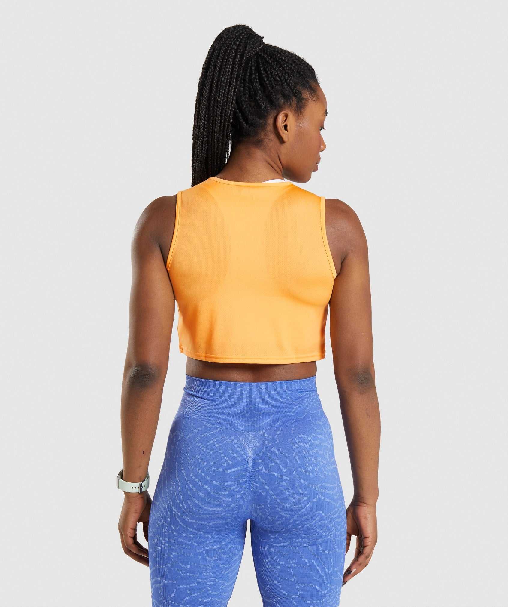 Apricot Orange Gymshark Training Crop Women's Tops | DNOFTZ358