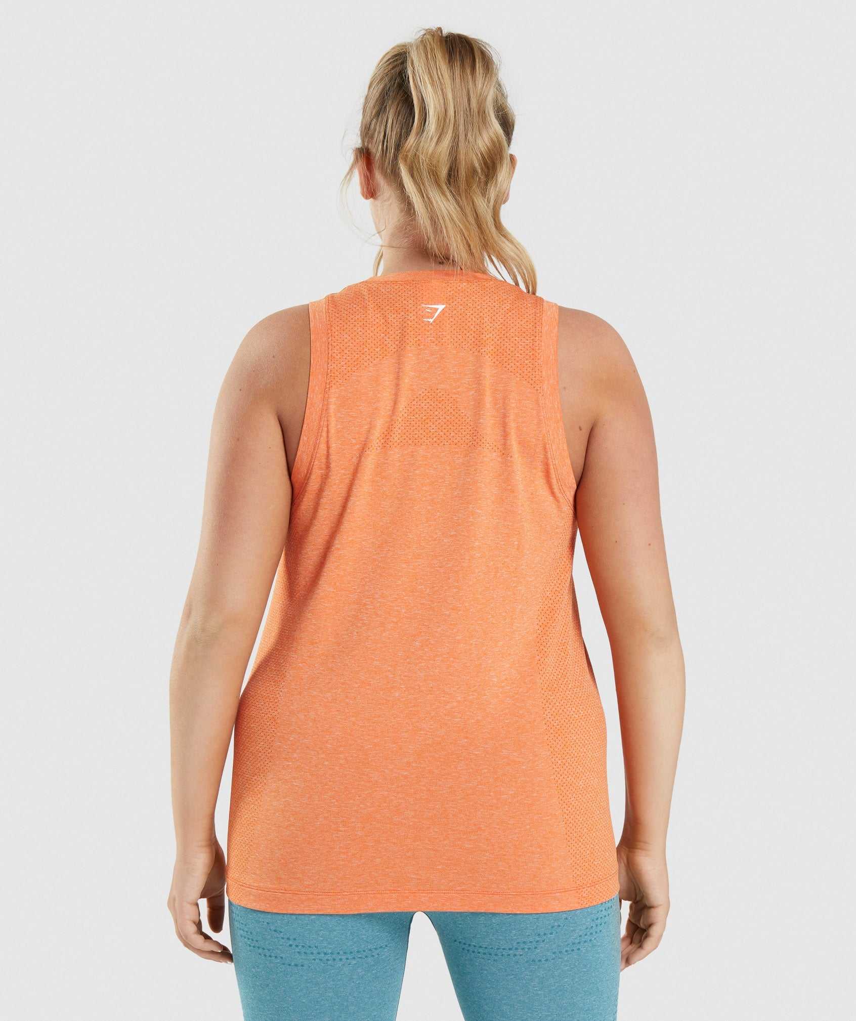 Apricot Orange Gymshark Vital Seamless 2.0 Light Women's Tanks | FOSKHV936