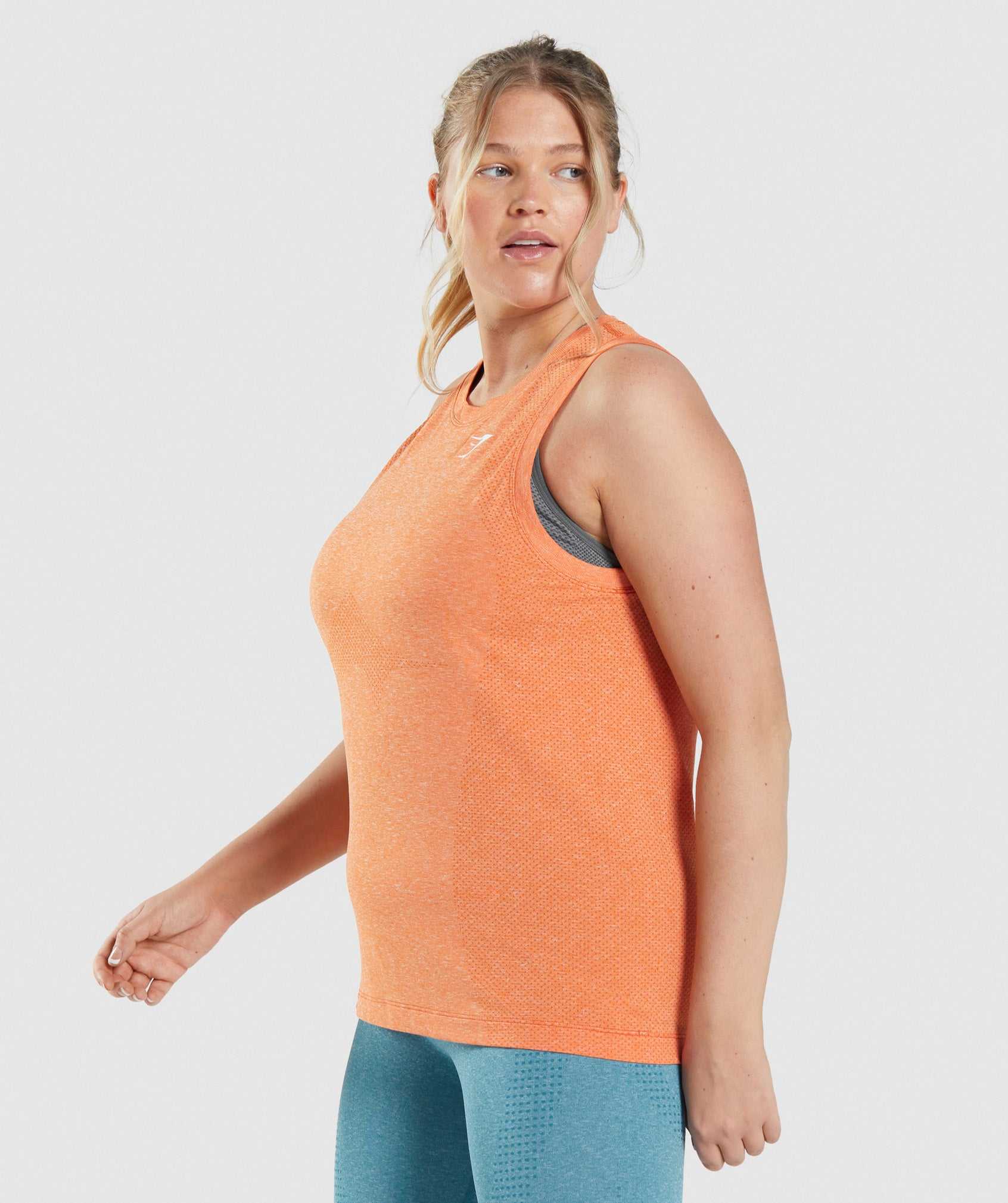 Apricot Orange Gymshark Vital Seamless 2.0 Light Women's Tanks | FOSKHV936