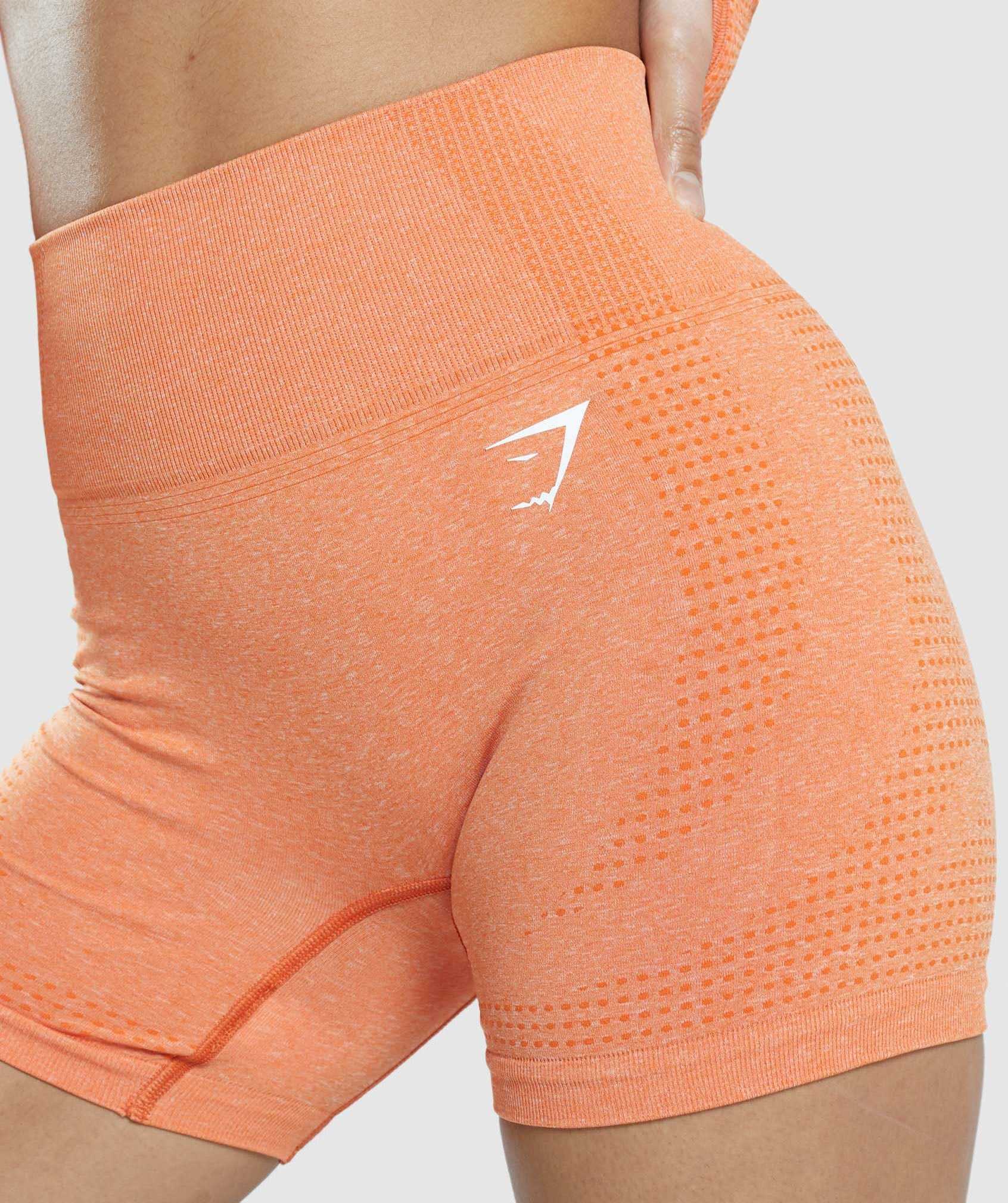 Apricot Orange Gymshark Vital Seamless 2.0 Women's Shorts | FZKJXR079