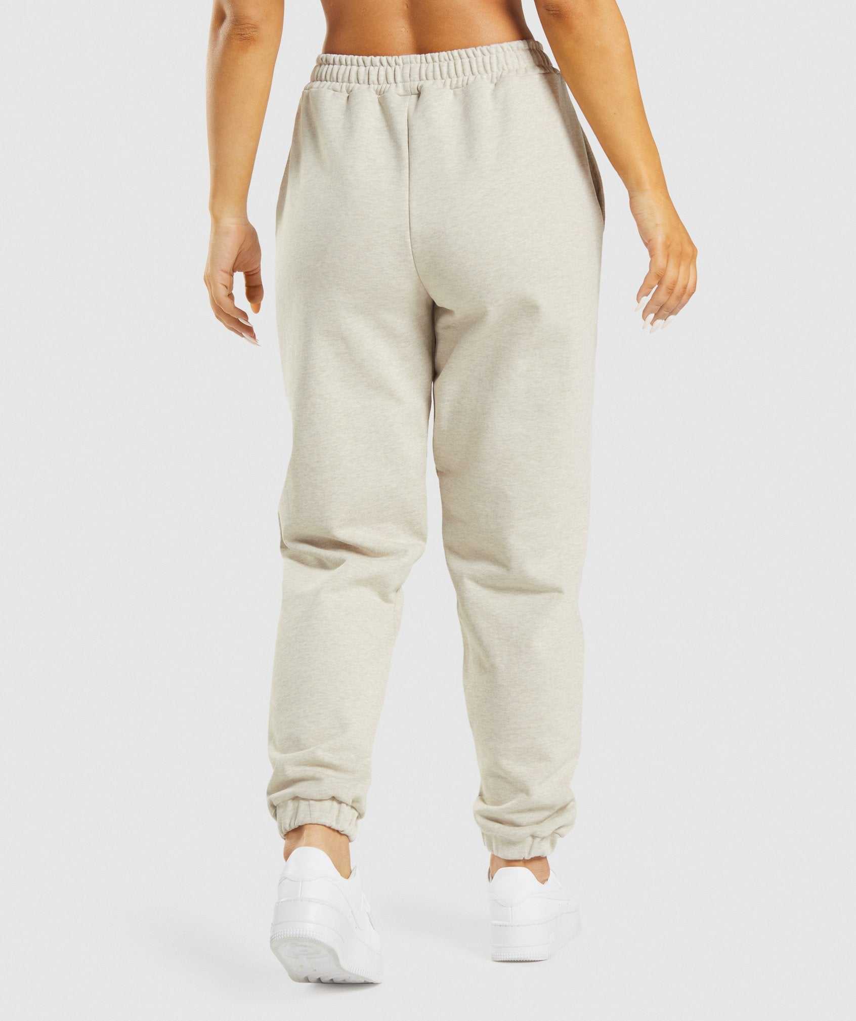 Beige Gymshark Rest Day Sweats Women's Jogger | PNATIV108