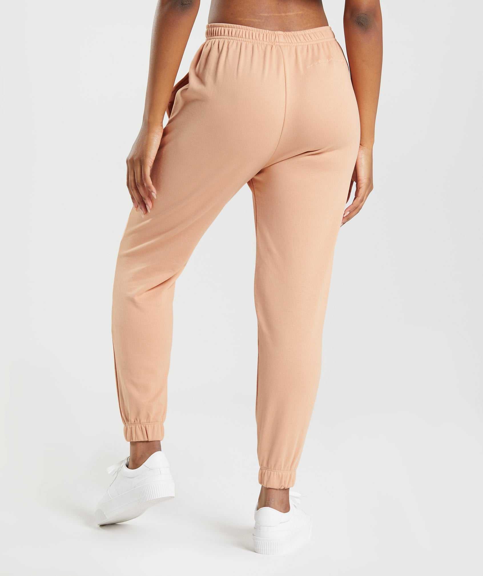 Beige Gymshark Whitney Loose Women's Jogger | GHXLOJ203