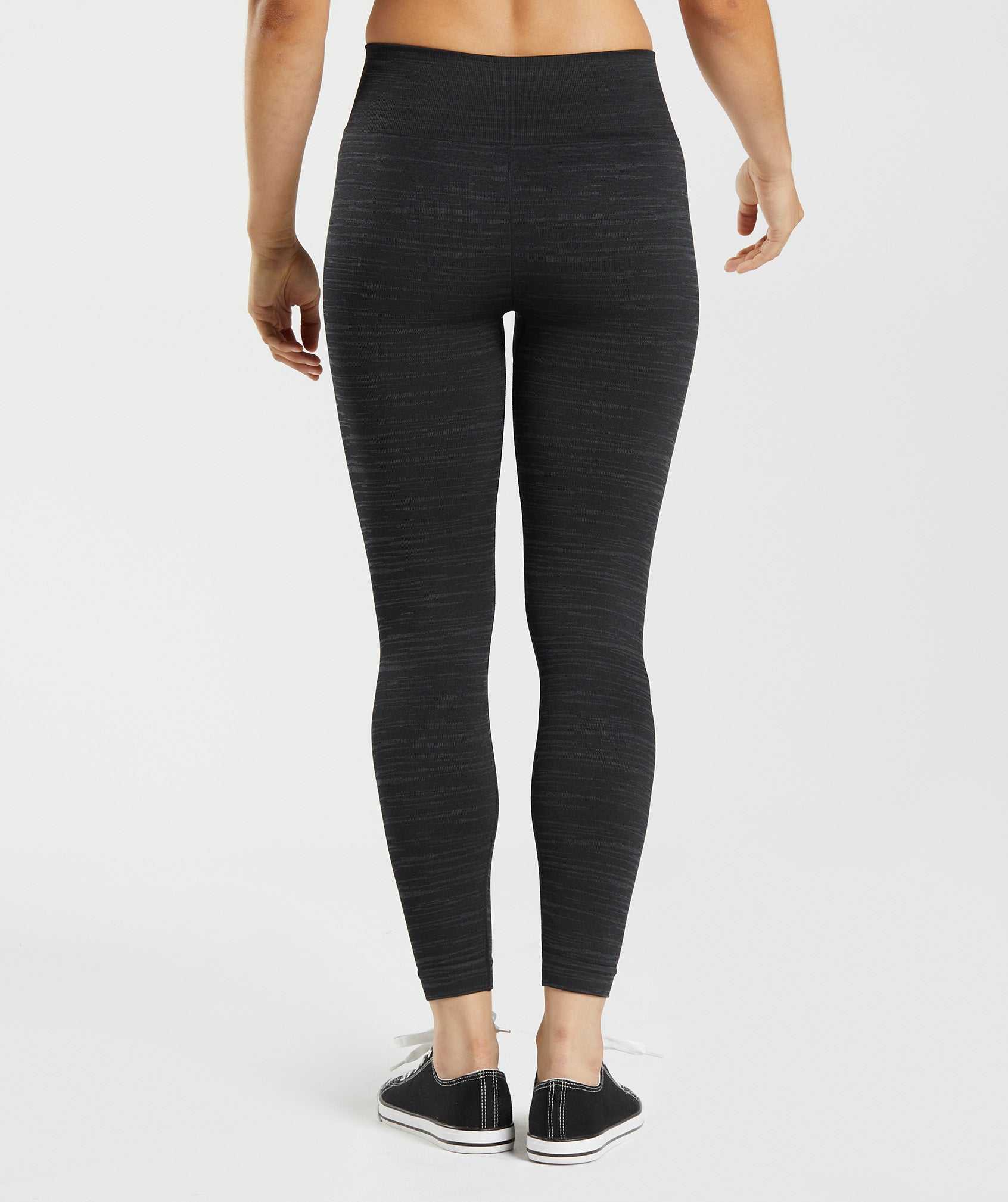 Black / Grey Gymshark Adapt Marl Seamless Women's Leggings | ESVIFY374