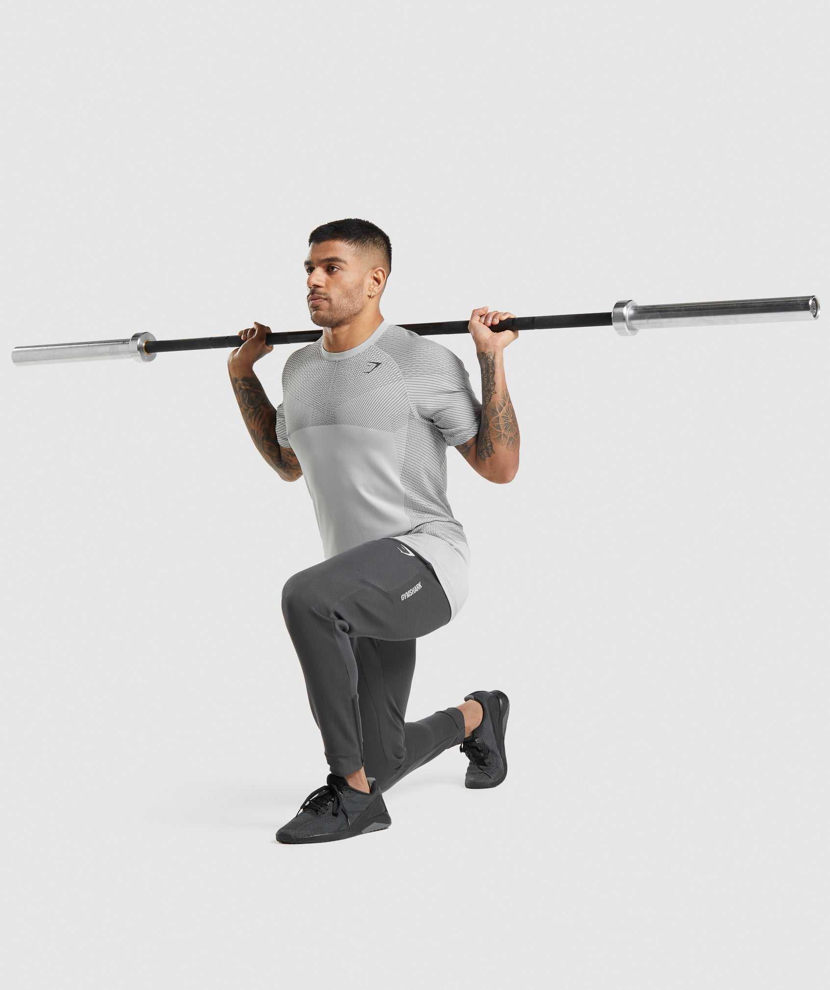 Black Grey Gymshark Apex Technical Men's Jogger | FSERCV091