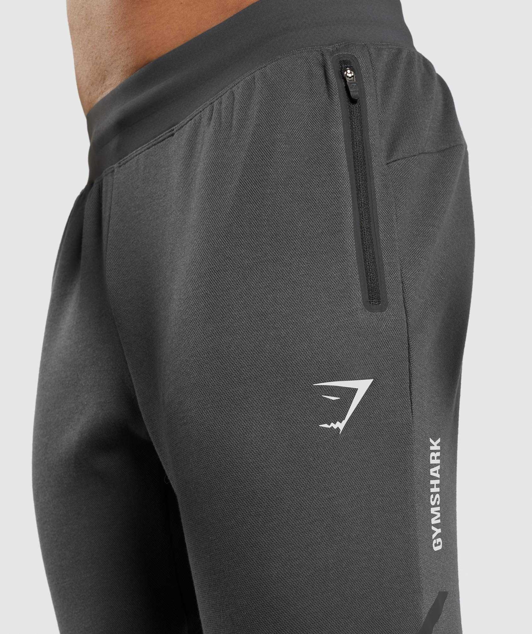 Black Grey Gymshark Apex Technical Men's Jogger | FSERCV091