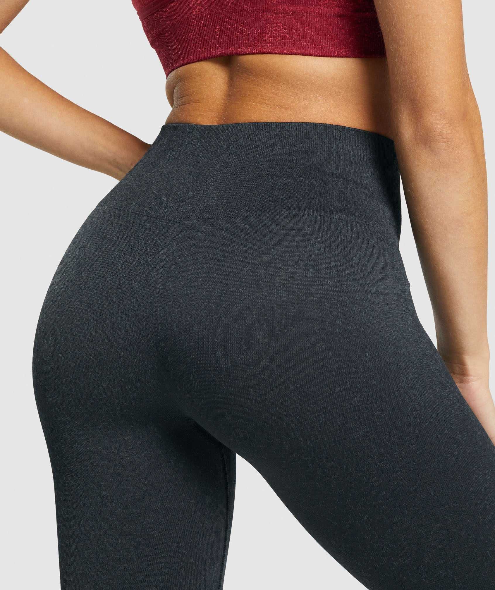 Black Gymshark Adapt Fleck Seamless Women's Leggings | KOPVLN027