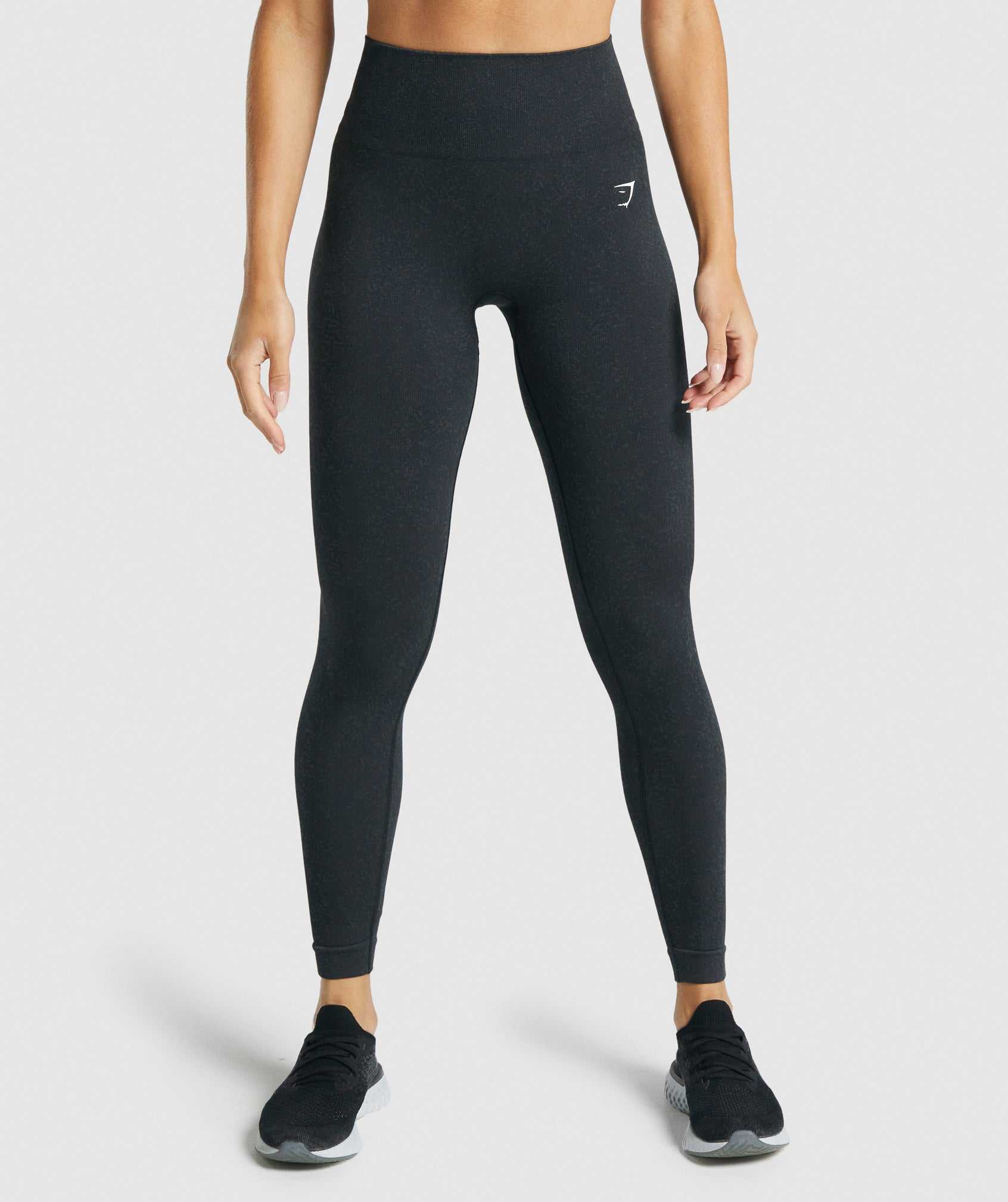 Black Gymshark Adapt Fleck Seamless Women\'s Leggings | KOPVLN027