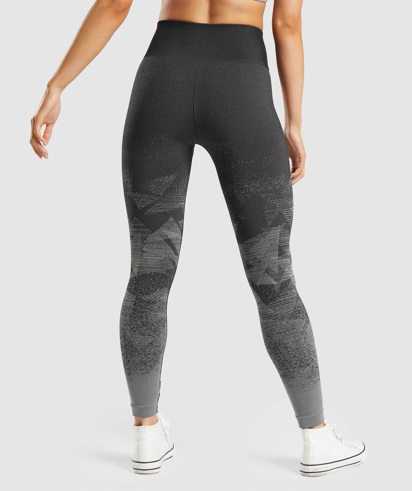 Black Gymshark Adapt Ombre Seamless Women's Leggings | FMXJQP146