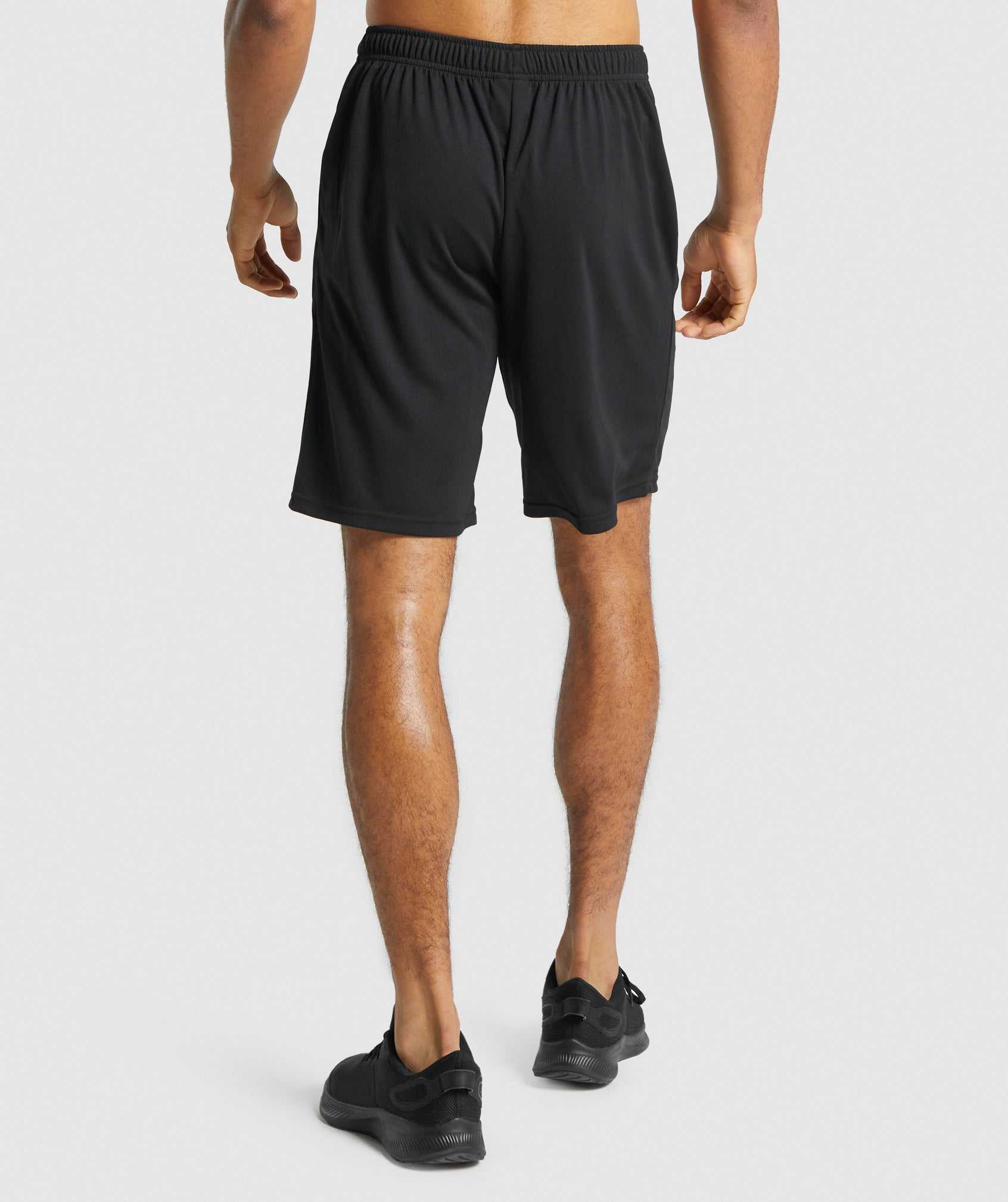 Black Gymshark Arrival Knitted Men's Shorts | KZBOQV592