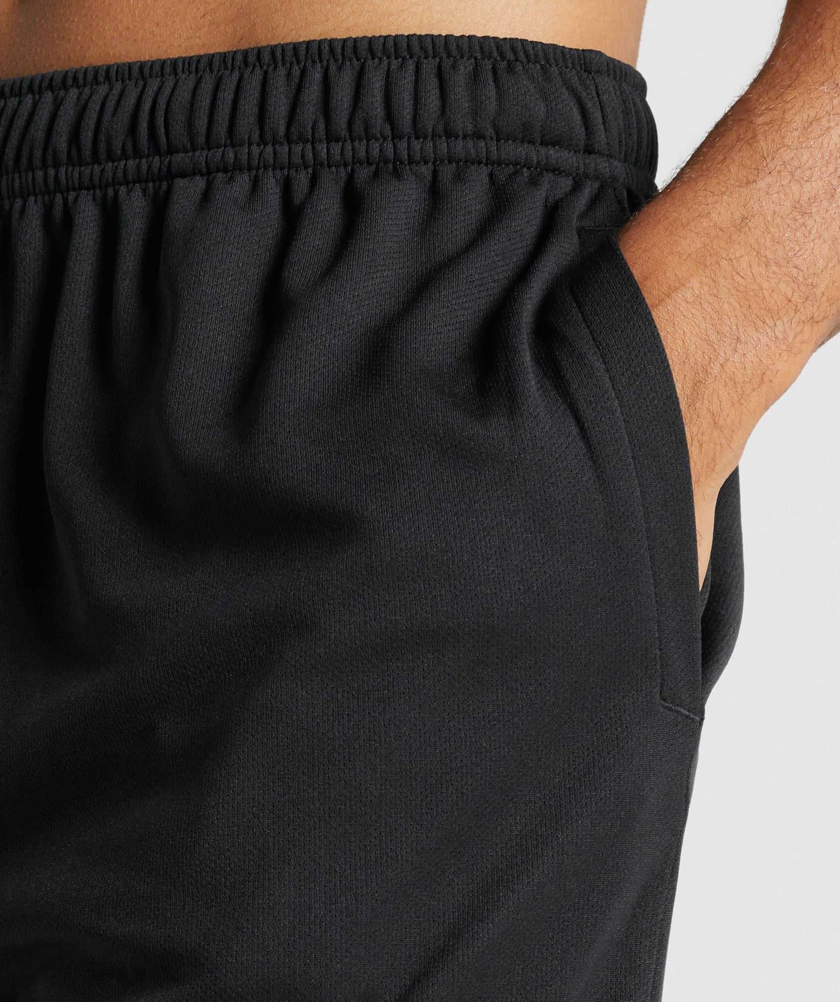 Black Gymshark Arrival Knitted Men's Shorts | KZBOQV592