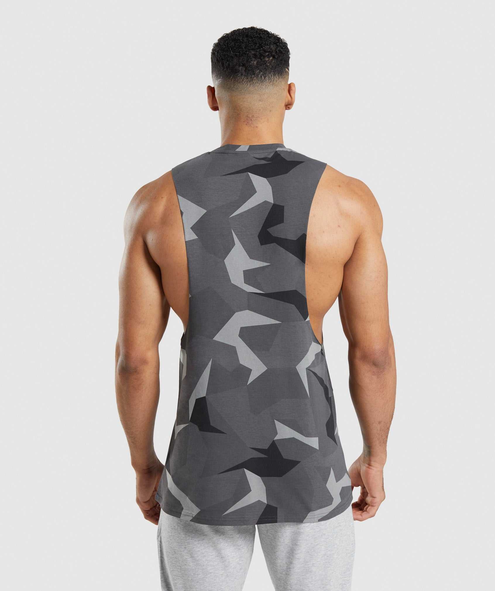 Black Gymshark Critical Drop Arm Men's Tanks | PORNXM379