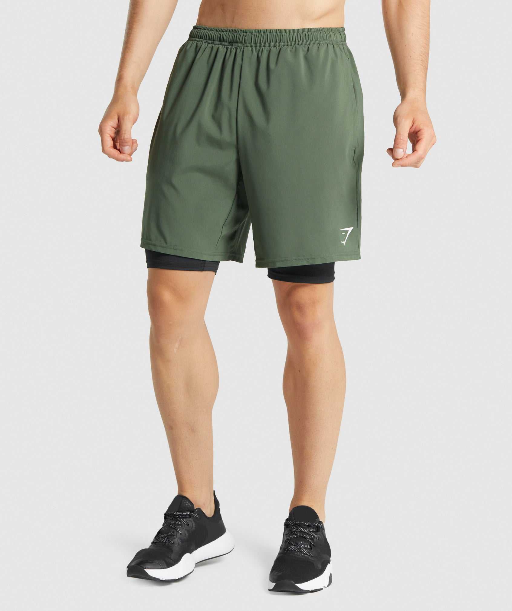 Black Gymshark Element Baselayer Men's Shorts | GURWJF915